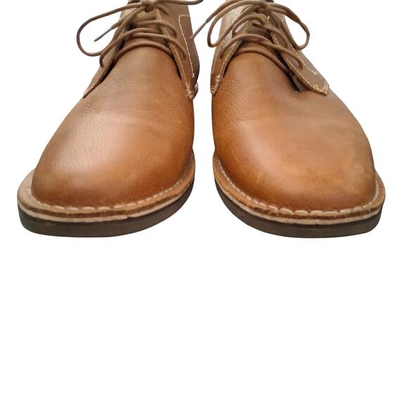 Kenneth Cole Reaction Dessert Sun Chukka Men\'s Laced Tan Leather Shoes SZ-16 main image 4